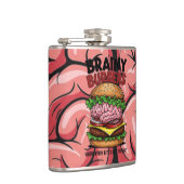 Brainy Burgers Flask Heupfles (Rechts)