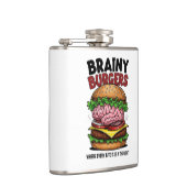 Brainy Burgers Flask Heupfles (Rechts)