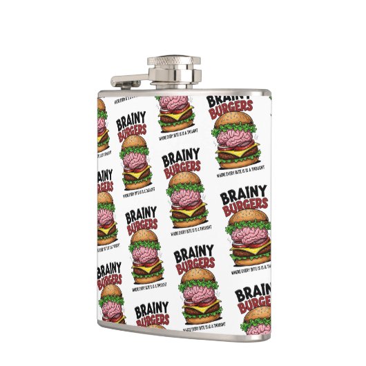 Brainy Burgers Flask Heupfles (Links)