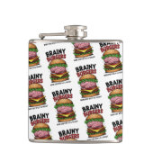 Brainy Burgers Flask Heupfles (Voorkant)