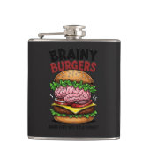 Brainy Burgers Flask Heupfles (Voorkant)