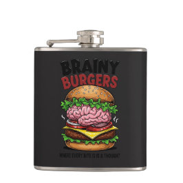 Brainy Burgers Flask Heupfles