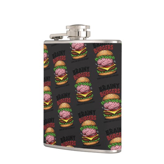 Brainy Burgers Flask Heupfles (Links)