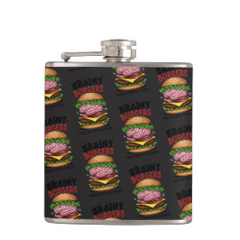Brainy Burgers Flask Heupfles