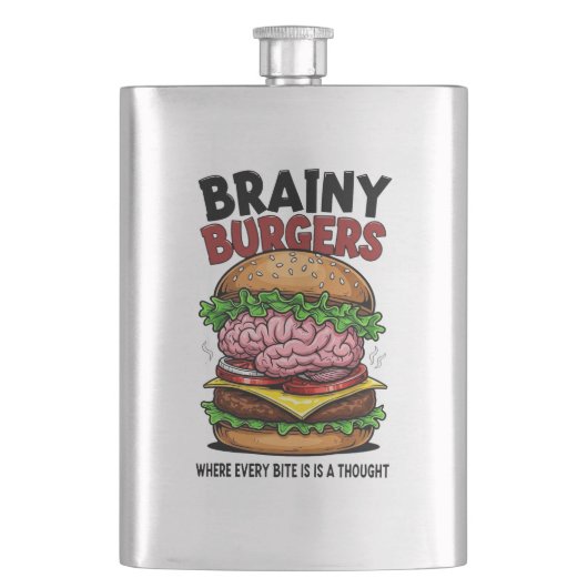 Brainy Burgers Fles Flacon (Voorkant)