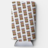 Brainy Burgers Foam Can/Bottle Cooler (Voorkant)