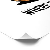 Brainy Burgers Glanzende Poster (Hoek)