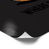 Brainy Burgers Glanzende Poster (Hoek)