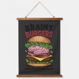 Brainy Burgers Hangend Wandkleed