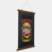 Brainy Burgers Hangend Wandkleed (Gebogen)