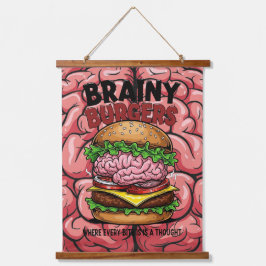 Brainy Burgers Hangend Wandkleed