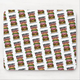 Brainy Burgers Mousepad Muismat