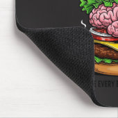 Brainy Burgers Mousepad Muismat (Hoek)