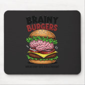 Brainy Burgers Mousepad Muismat (Voorkant)