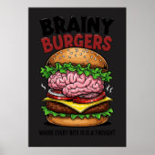 Brainy Burgers Poster (Voorkant)