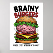 Brainy Burgers Poster (Voorkant)