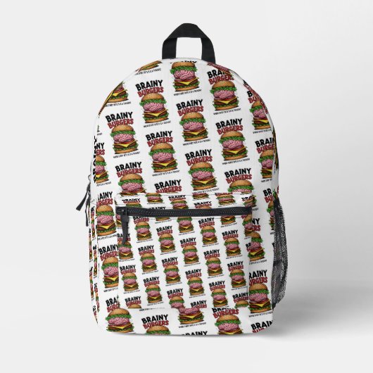 Brainy Burgers Rugzak (Voorkant)