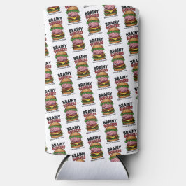 Brainy Burgers Schuim Blik-/Fleskoeler Seltzer Blikjeskoeler