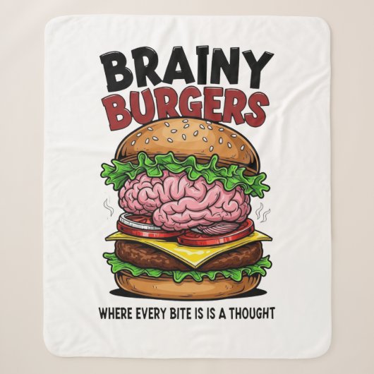 Brainy Burgers Sherpa Dekens (Voorkant)
