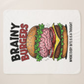 Brainy Burgers Sherpa Dekens (Voorkant (horizontaal))