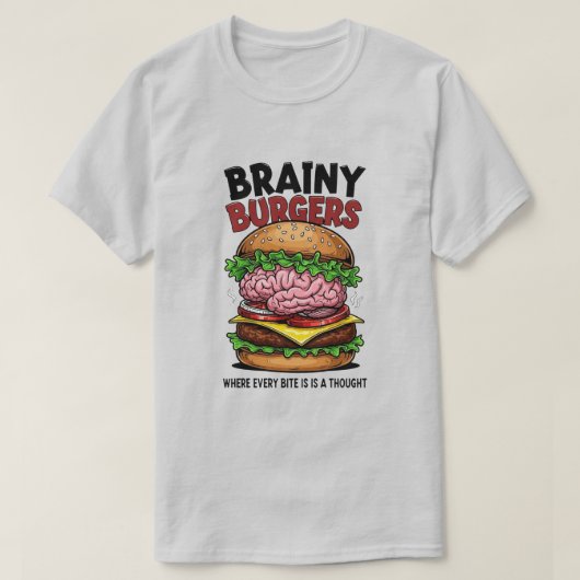 Brainy Burgers T-Shirt (Design voorkant)