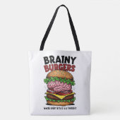 Brainy Burgers Tote Bag (Voorkant)