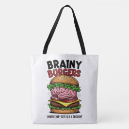Brainy Burgers Tote Bag