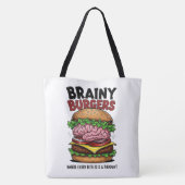 Brainy Burgers Tote Bag (Achterkant)
