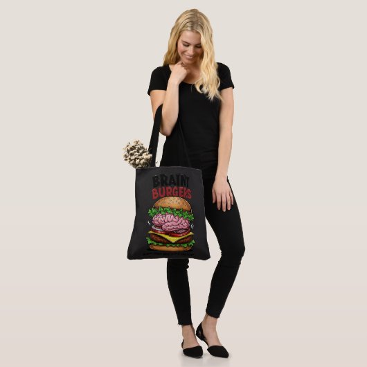 Brainy Burgers Tote Bag (Op model)
