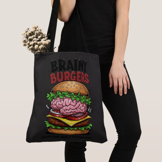 Brainy Burgers Tote Bag (Dichtbij)