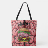 Brainy Burgers Tote Bag (Voorkant)
