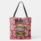 Brainy Burgers Tote Bag (Achterkant)