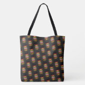 Brainy Burgers Tote Tas (Achterkant)