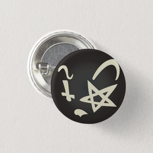 Brainy Cat Ronde Button 3,2 Cm (Voorkant /achterkant)