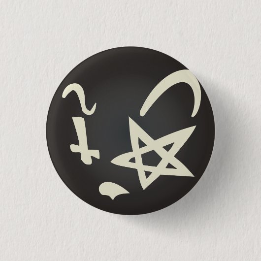 Brainy Cat Ronde Button 3,2 Cm (Voorkant)