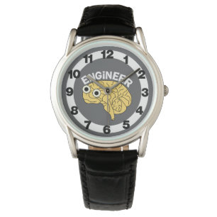Brainy Engineer Ceramic Ornament Horloge