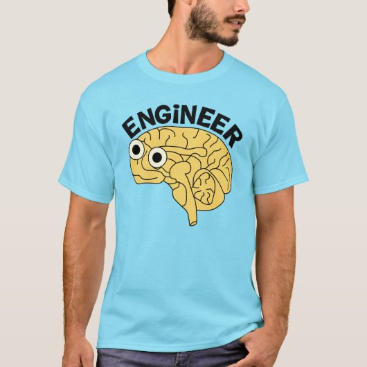 Brainy Engineer T-Shirt (Voorkant)