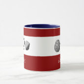 Brainy Girls Rock met Jouw naam Mok (Midden)