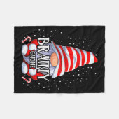 Brainy Gnome Christmas Pajamas Matching Family Gro Fleece Deken (Voorkant (Horizontaal))