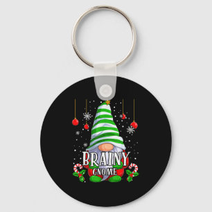 Brainy Gnome Kerstpyjama Matching Familie Gro Sleutelhanger