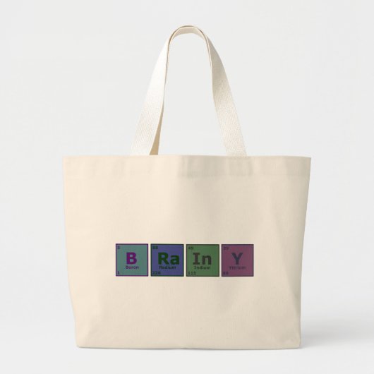 Brainy Grote Tote Bag (Voorkant)