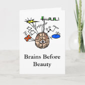 Brainy Ham Radio Funny Verjaardag Kaart Pas het aa (Voorkant)