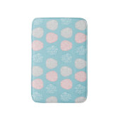 Brainy Pastel Pattern (Geweldige Pastel Brains) Badmat (Voorkant Verticaal)