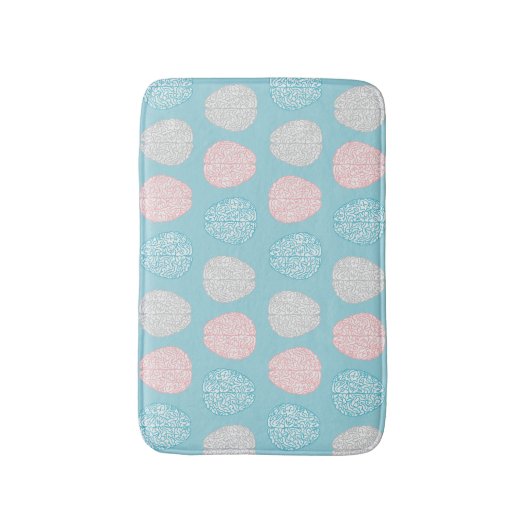 Brainy Pastel Pattern (Geweldige Pastel Brains) Badmat (Voorkant Verticaal)