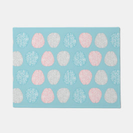 Brainy Pastel Pattern (Geweldige Pastel Brains) Deurmat