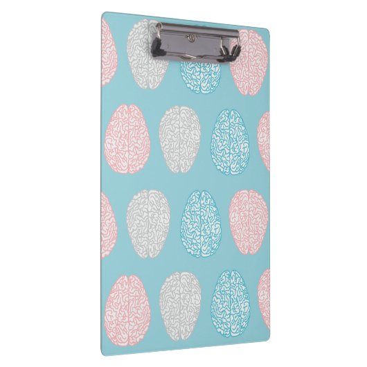 Brainy Pastel Pattern (Geweldige Pastel Brains) Klembord (Rechts)