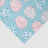 Brainy Pastel Pattern (Geweldige Pastel Brains) Tissuepapier (Detail)
