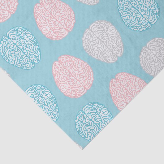 Brainy Pastel Pattern (Geweldige Pastel Brains) Tissuepapier (Detail)