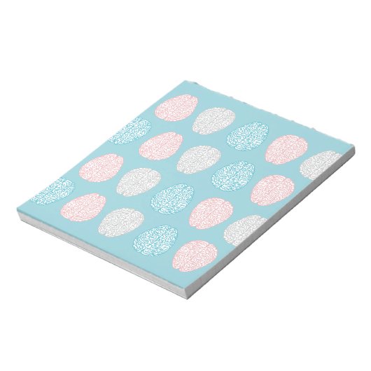 Brainy Pastel Pattern Notitieblok (Linkerzijde)