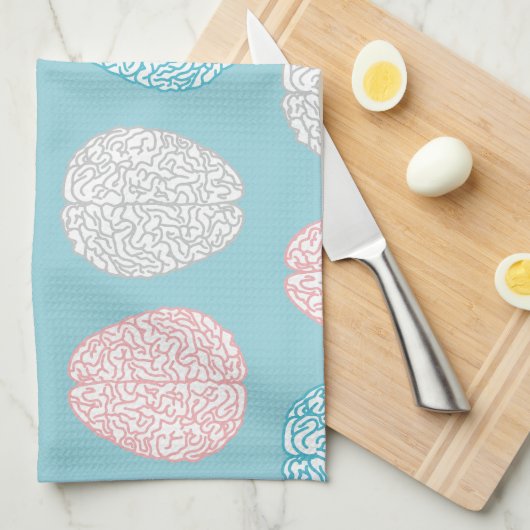 Brainy Pastel Pattern Theedoek (Quarter Fold)